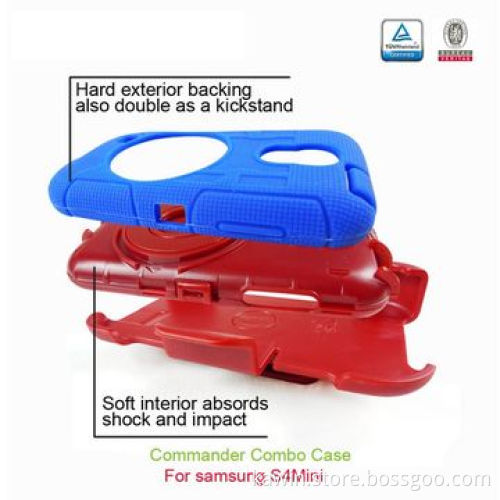 Commander 2-in-1 PC + Silicone Cover for Samsung Galaxy S4 mini